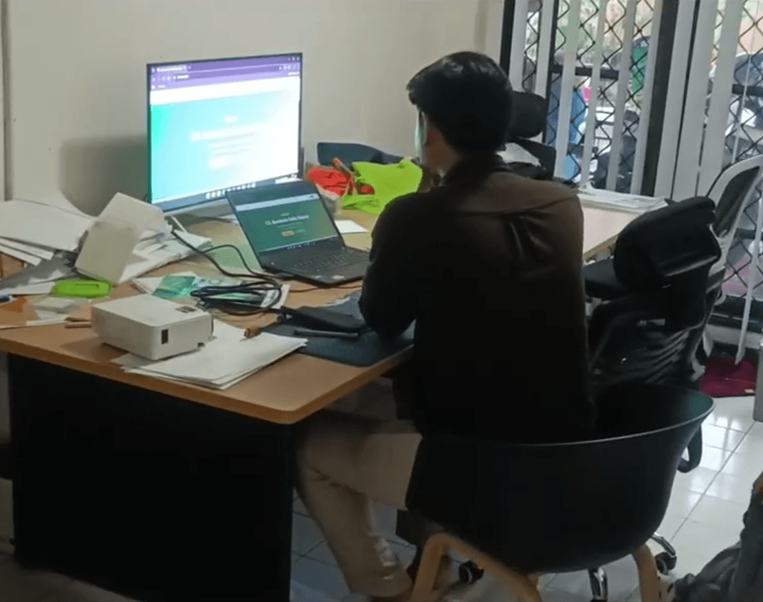 In the middle of building, testing, and iterating on the app.